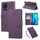 Custodia in pelle con 3 slot per carte di credito e motivo a fiori di rosa per vivo Y02 / Y11 2023 / Y02A (viola scuro) Custodia in pelle con 3 slot per carte di credito e motivo a fiori di rosa per vivo Y02 / Y11 2023 / Y02A (viola scuro)