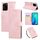 Custodia in pelle con 3 slot per carte di credito e motivo a fiori di rosa per vivo Y35 4G 2022 / Y22s (rosa) Custodia in pelle con 3 slot per carte di credito e motivo a fiori di rosa per vivo Y35 4G 2022 / Y22s (rosa)