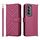 Custodia in pelle multifunzionale con 6 slot per schede per OPPO Reno12 5G, con cinturino da polso (rosso rosa) Custodia in pelle multifunzionale con 6 slot per schede per OPPO Reno12 5G, con cinturino da polso (rosso rosa)