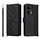 Custodia in pelle multifunzionale con 6 slot per schede per OPPO Reno13 5G, con cinturino da polso (nero) Custodia in pelle multifunzionale con 6 slot per schede per OPPO Reno13 5G, con cinturino da polso (nero)