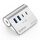 ORICO M3CU2-G2 Hub di docking 4 in 1 da tipo C a doppia porta USB e doppia porta tipo C (argento) ORICO M3CU2-G2 Hub di docking 4 in 1 da tipo C a doppia porta USB e doppia porta tipo C (argento)