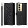 Custodia in pelle multifunzione con 6 slot per schede per Realme 14x 5G / C75 4G / V60 Pro 5G con cinturino da polso (nera) Custodia in pelle multifunzione con 6 slot per schede per Realme 14x 5G / C75 4G / V60 Pro 5G con cinturino da polso (nera)
