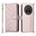 Custodia in pelle multifunzionale con 6 slot per schede per Realme P3 Pro 5G e cinturino da polso (rosa) Custodia in pelle multifunzionale con 6 slot per schede per Realme P3 Pro 5G e cinturino da polso (rosa)