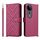 Custodia in pelle multifunzionale con 6 slot per schede per vivo S19 Pro 5G / V40 5G e cinturino da polso (rosso rosa) Custodia in pelle multifunzionale con 6 slot per schede per vivo S19 Pro 5G / V40 5G e cinturino da polso (rosso rosa)