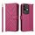 Custodia in pelle multifunzionale con 6 slot per schede per vivo Y29 4G / T4x 5G e cinturino da polso (rosso rosa) Custodia in pelle multifunzionale con 6 slot per schede per vivo Y29 4G / T4x 5G e cinturino da polso (rosso rosa)
