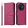 Custodia in pelle multifunzionale con 6 slot per schede per vivo Y39 5G / Y300i 5G e cinturino da polso (rosso rosa) Custodia in pelle multifunzionale con 6 slot per schede per vivo Y39 5G / Y300i 5G e cinturino da polso (rosso rosa)