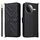 Custodia in pelle multifunzione con 6 slot per schede per Redmi K80 5G / K80 Pro 5G e cinturino da polso (nero) Custodia in pelle multifunzione con 6 slot per schede per Redmi K80 5G / K80 Pro 5G e cinturino da polso (nero)