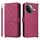 Custodia in pelle multifunzione con 6 slot per schede per Redmi K80 5G / K80 Pro 5G e cinturino da polso (rosso rosa) Custodia in pelle multifunzione con 6 slot per schede per Redmi K80 5G / K80 Pro 5G e cinturino da polso (rosso rosa)