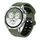 Cinturino per orologio in silicone con fibbia a doppia fila di fori da 22 mm (verde militare nero) Cinturino per orologio in silicone con fibbia a doppia fila di fori da 22 mm (verde militare nero)