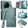 Custodia in pelle con laccetto e cerniera per Xiaomi 15 Ultra Love (verde) Custodia in pelle con laccetto e cerniera per Xiaomi 15 Ultra Love (verde)
