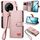 Custodia in pelle con laccetto e cerniera per Xiaomi 15 Ultra Love (rosa) Custodia in pelle con laccetto e cerniera per Xiaomi 15 Ultra Love (rosa)