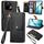 Custodia in pelle con laccetto Love Zipper per ZTE Blade A35e 4G (nera)