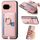 Custodia per telefono con inserto laterale in pelle con anello a croce retrò per Google Pixel 9a MagSafe (rosa) Custodia per telefono con inserto laterale in pelle con anello a croce retrò per Google Pixel 9a MagSafe (rosa)