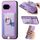 Custodia per telefono con inserto laterale in pelle con anello a croce retrò per Google Pixel 9a, MagSafe (viola) Custodia per telefono con inserto laterale in pelle con anello a croce retrò per Google Pixel 9a, MagSafe (viola)