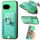 Custodia per telefono con inserto laterale in pelle con anello a croce retrò per Google Pixel 9a MagSafe (verde) Custodia per telefono con inserto laterale in pelle con anello a croce retrò per Google Pixel 9a MagSafe (verde)