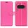 Custodia per telefono For Nothing Phone 3a con supporto e flip orizzontale in pelle con texture Litchi (rosso rosa) Custodia per telefono For Nothing Phone 3a con supporto e flip orizzontale in pelle con texture Litchi (rosso rosa)