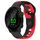 Per cinturino in silicone bicolore Garmin Forerunner 158 da 20 mm (nero + rosso) Per cinturino in silicone bicolore Garmin Forerunner 158 da 20 mm (nero + rosso)