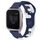 Per cinturino in silicone bicolore Garmin Venu SQ da 20 mm (blu + bianco)