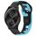 Per cinturino in silicone bicolore Garmin VivoMove Style da 20 mm (nero + blu) Per cinturino in silicone bicolore Garmin VivoMove Style da 20 mm (nero + blu)