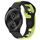 Per cinturino in silicone bicolore Garmin VivoMove Style 20mm (nero + verde) Per cinturino in silicone bicolore Garmin VivoMove Style 20mm (nero + verde)