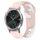 Per cinturino in silicone bicolore Garmin VivoMove Luxe da 20 mm (rosa + bianco) Per cinturino in silicone bicolore Garmin VivoMove Luxe da 20 mm (rosa + bianco)