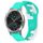 Per cinturino in silicone bicolore Garmin VivoMove Luxe da 20 mm (ciano + bianco) Per cinturino in silicone bicolore Garmin VivoMove Luxe da 20 mm (ciano + bianco)