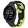 Per cinturino in silicone bicolore Garmin Forerunner 245 Music da 20 mm (nero + verde) Per cinturino in silicone bicolore Garmin Forerunner 245 Music da 20 mm (nero + verde)