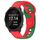 Per cinturino in silicone bicolore Garmin Forerunner 245 Music da 20 mm (rosso + verde) Per cinturino in silicone bicolore Garmin Forerunner 245 Music da 20 mm (rosso + verde)