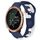 Per cinturino in silicone bicolore Garmin Forerunner 645 da 20 mm (blu + bianco) Per cinturino in silicone bicolore Garmin Forerunner 645 da 20 mm (blu + bianco)