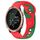 Per cinturino in silicone bicolore Garmin Forerunner 645 Music da 20 mm (rosso + verde) Per cinturino in silicone bicolore Garmin Forerunner 645 Music da 20 mm (rosso + verde)