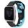 Per cinturino in silicone bicolore Garmin Forerunner Sq2 da 20 mm (nero + blu) Per cinturino in silicone bicolore Garmin Forerunner Sq2 da 20 mm (nero + blu)