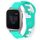 Per cinturino in silicone bicolore Garmin Forerunner Sq2 da 20 mm (ciano + bianco) Per cinturino in silicone bicolore Garmin Forerunner Sq2 da 20 mm (ciano + bianco)