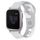 Per cinturino in silicone bicolore Garmin Forerunner Sq2 Music da 20 mm (grigio + bianco) Per cinturino in silicone bicolore Garmin Forerunner Sq2 Music da 20 mm (grigio + bianco)