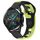 Per Huawei Watch GT2 42mm 20mm cinturino in silicone bicolore (nero + verde) Per Huawei Watch GT2 42mm 20mm cinturino in silicone bicolore (nero + verde)