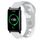Per Honor Watch ES 20mm cinturino in silicone bicolore (grigio + bianco)