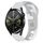 Per Huawei Watch GT3 46mm 22mm cinturino in silicone bicolore (grigio + bianco) Per Huawei Watch GT3 46mm 22mm cinturino in silicone bicolore (grigio + bianco)