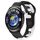 Per Huawei Watch 4 cinturino in silicone bicolore da 22 mm (nero + bianco) Per Huawei Watch 4 cinturino in silicone bicolore da 22 mm (nero + bianco)