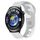 Per Huawei Watch 4 cinturino in silicone bicolore da 22 mm (grigio + bianco) Per Huawei Watch 4 cinturino in silicone bicolore da 22 mm (grigio + bianco)