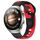 Per Huawei Watch 4 Pro cinturino in silicone bicolore da 22 mm (nero + rosso) Per Huawei Watch 4 Pro cinturino in silicone bicolore da 22 mm (nero + rosso)