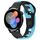 Per Huawei Watch 3 cinturino in silicone bicolore da 22 mm (nero + blu)