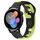 Per Huawei Watch 3 cinturino in silicone bicolore da 22 mm (nero + verde)