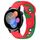 Per Huawei Watch 3 cinturino in silicone bicolore da 22 mm (rosso + verde)