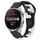 Per Huawei Watch 3 Pro cinturino in silicone bicolore da 22 mm (nero + bianco) Per Huawei Watch 3 Pro cinturino in silicone bicolore da 22 mm (nero + bianco)