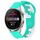 Per Huawei Watch 3 Pro cinturino in silicone bicolore da 22 mm (ciano + bianco) Per Huawei Watch 3 Pro cinturino in silicone bicolore da 22 mm (ciano + bianco)
