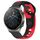 Per Huawei GT2 Pro cinturino in silicone bicolore da 22 mm (nero + rosso)