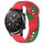 Per Honor Watch GS 3i cinturino in silicone bicolore da 22 mm (rosso + verde) Per Honor Watch GS 3i cinturino in silicone bicolore da 22 mm (rosso + verde)