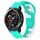 Per Honor Watch GS Pro 22mm cinturino in silicone bicolore (ciano + bianco) Per Honor Watch GS Pro 22mm cinturino in silicone bicolore (ciano + bianco)