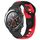 Per Honor Magic Watch 2 46mm 22mm cinturino in silicone bicolore (nero + rosso) Per Honor Magic Watch 2 46mm 22mm cinturino in silicone bicolore (nero + rosso)