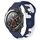 Per Honor Magic Watch 2 46mm 22mm cinturino in silicone bicolore (blu + bianco) Per Honor Magic Watch 2 46mm 22mm cinturino in silicone bicolore (blu + bianco)