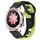Per Honor Watch Dream 22mm cinturino in silicone bicolore (nero + verde)
